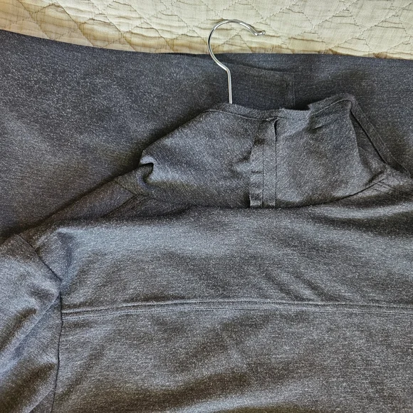 CaBi Gray Long Trench Style Ponte Knit Coat with Classic Professional LG NWOT - Picture 6 of 10